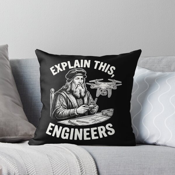 Item preview, Leonardo Da Vinci Drone Pilot Engineer Humor designed and sold by k3rstman1.
