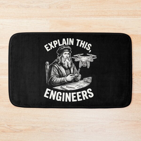 Item preview, Leonardo Da Vinci Drone Pilot Engineer Humor designed and sold by k3rstman1.
