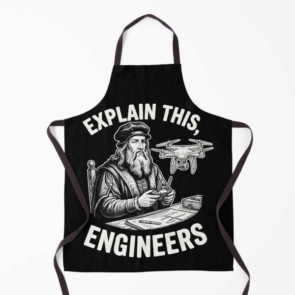 Item preview, Leonardo Da Vinci Drone Pilot Engineer Humor designed and sold by k3rstman1.