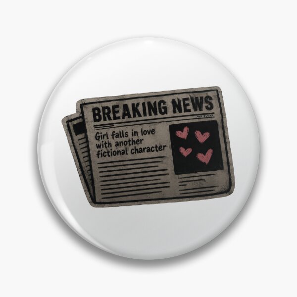 Item preview, Girl Falls in Love with Another Fictional Character | Bookish Kindle Stickers  designed and sold by PatternFly.