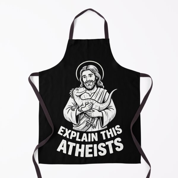 Item preview, Jesus Holding Dinosaur Explain This Atheists Meme designed and sold by k3rstman1.