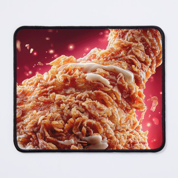 Item preview, Golden Crispy Fried Chicken Drumstick | Crunchy Food Art | Crispy Comfort Food Illustration designed and sold by Grafititee.
