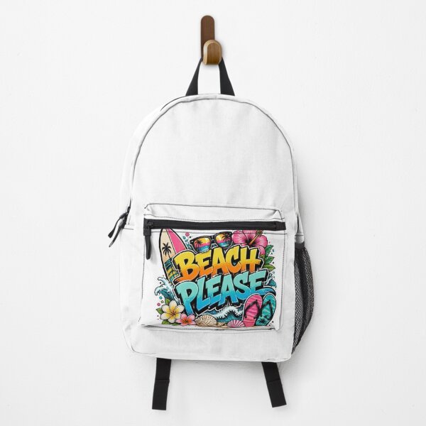 Item preview, BEACH PLEASE Graffiti Sticker PNG | Tropical Beach Lover Gift | Colorful Summer Vacation Vinyl Decal for Laptop, Journal, Water Bottle & Phone Case designed and sold by Stylestickers55.