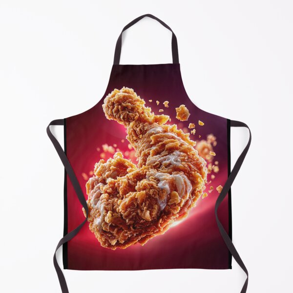 Item preview, Muslo de pollo frito crujiente y dorado | Arte culinario crujiente | Ilustración de comida reconfortante crujiente designed and sold by Grafititee.