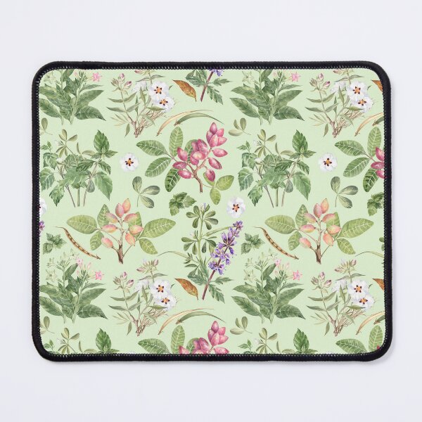 Item preview, Watercolor Botanical Pattern on Green designed and sold by Flowersforbear.