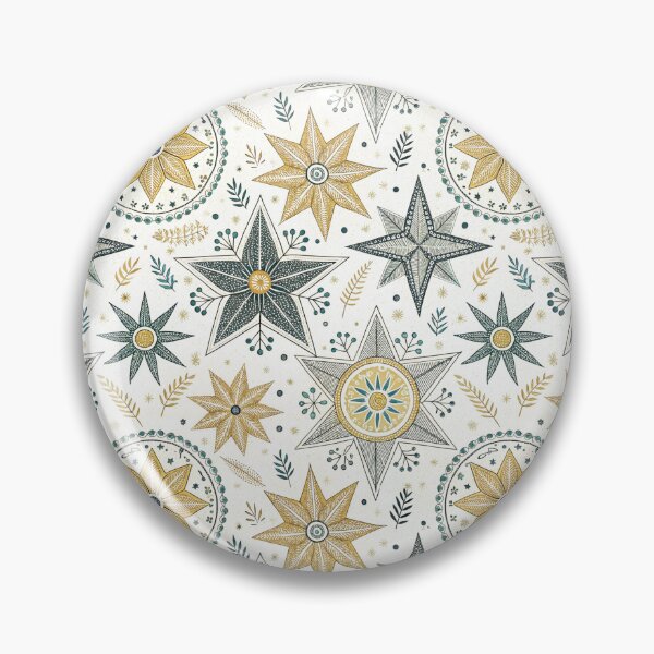 Item preview, Nordic Folk Stars | Scandinavian Summer Geometry designed and sold by Shuga-Design.