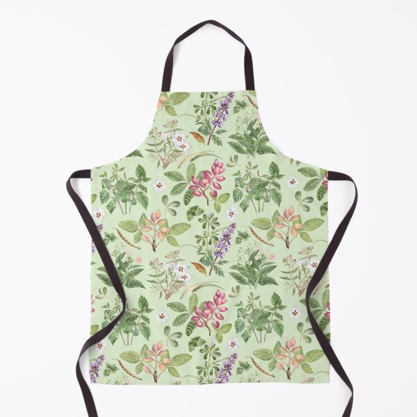 Item preview, Watercolor Botanical Pattern on Green designed and sold by Flowersforbear.