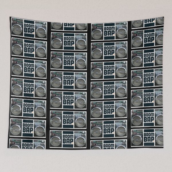 Item preview, BOOM BAP - Vintage Hip Hop Boombox Tribute | Old School Rap Street Culture designed and sold by 3custom.