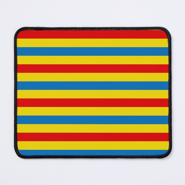 Item preview, Red And Blue Stripes Design Yellow designed and sold by PatternTitan.