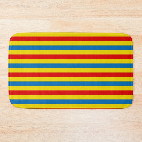 Item preview, Red And Blue Stripes Design Yellow  designed and sold by PatternTitan.
