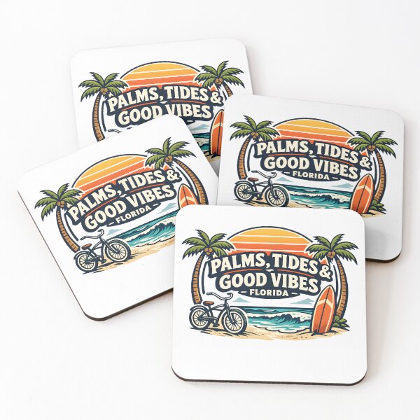 Item preview, Palms tides and good vibes  designed and sold by Sunrise Slaps.