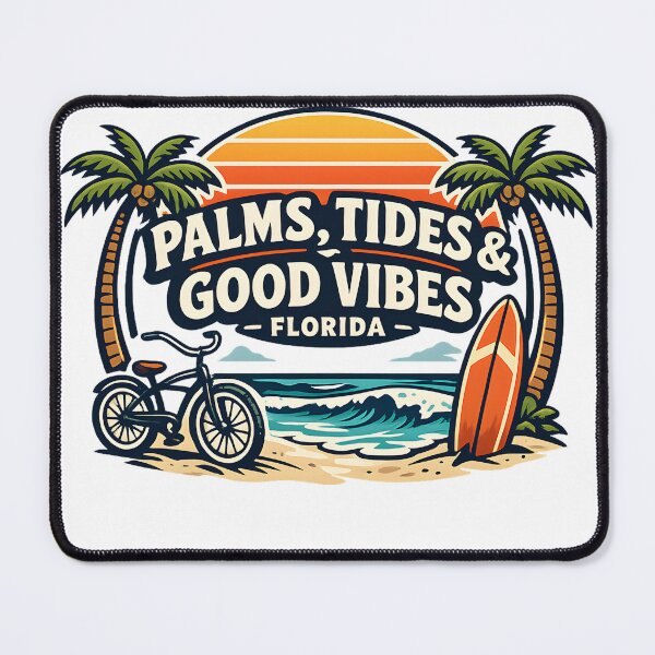 Item preview, Palms tides and good vibes designed and sold by Sunrise Slaps.