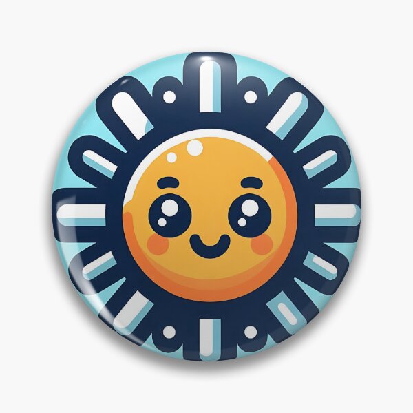 Item preview, Cute Modern Smiling Sun Cartoon Icon designed and sold by Michaelragheb.