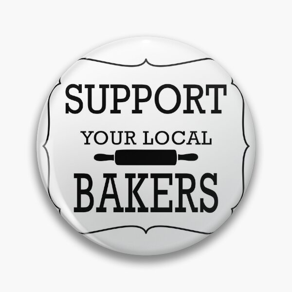Item preview, Support Your Local Bakers Vintage Rolling Pin Frame designed and sold by Rtranck84.