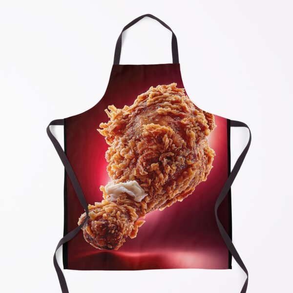 Item preview, Golden Crispy Fried Chicken Drumstick | Crunchy Food Art | Crispy Comfort Food Illustration designed and sold by Grafititee.