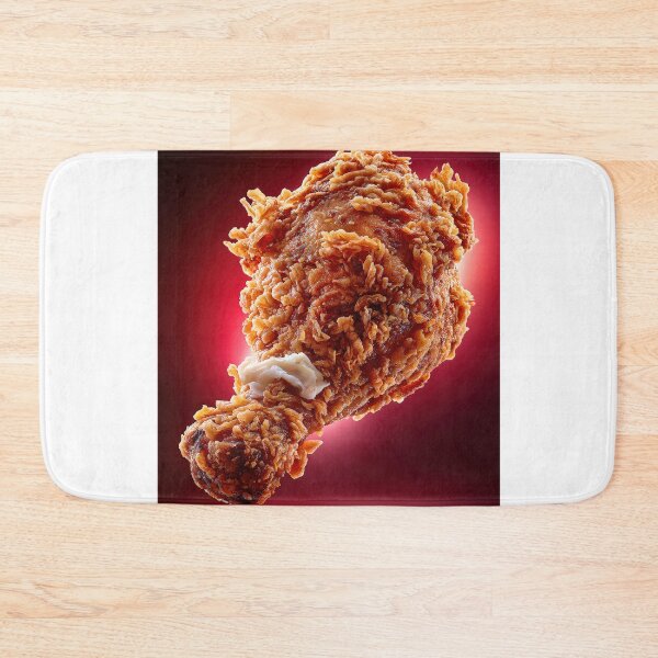 Item preview, Golden Crispy Fried Chicken Drumstick | Crunchy Food Art | Crispy Comfort Food Illustration designed and sold by Grafititee.