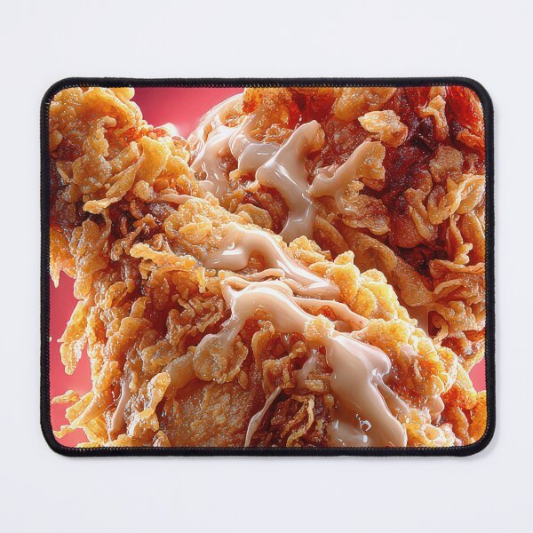 Item preview, Golden Crispy Fried Chicken Drumstick | Crunchy Food Art | Crispy Comfort Food Illustration designed and sold by Grafititee.