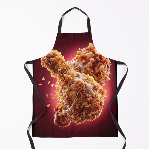 Item preview, Muslo de pollo frito crujiente y dorado | Arte culinario crujiente | Ilustración de comida reconfortante crujiente designed and sold by Grafititee.
