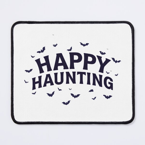 Item preview, Happy Haunting Halloween Bats Typography designed and sold by Oddifys.