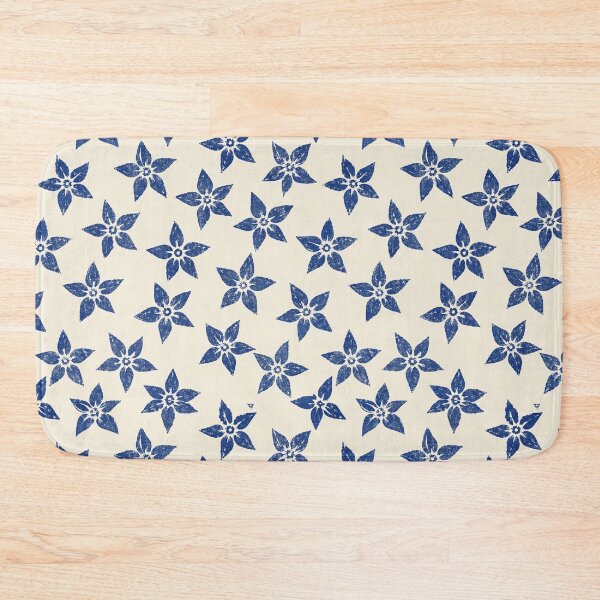 Item preview, Borage Star Minimal Stamp Print Seamless Pattern designed and sold by Inkworksbyshery.