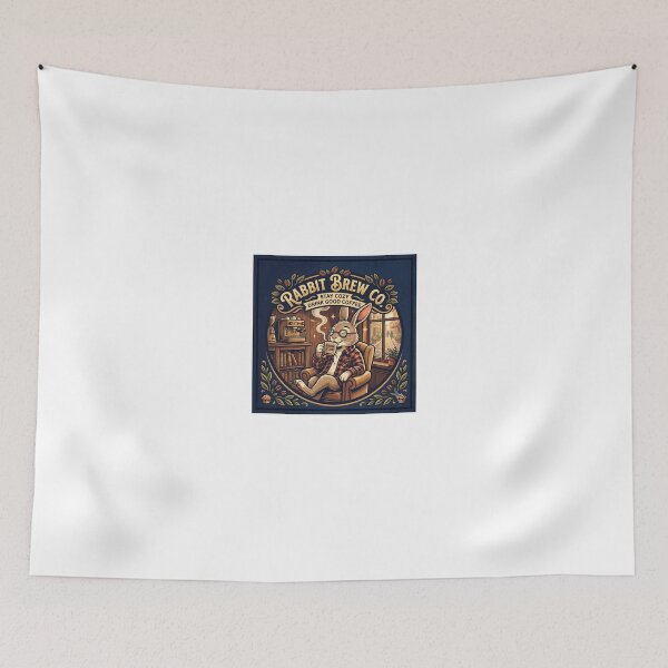 Item preview, Rabbit Brew Co Vintage Logo designed and sold by MARKm2002m.