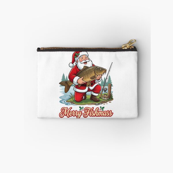 Item preview, Santa Claus Catching Large Carp Merry Fishmass designed and sold by k3rstman1.