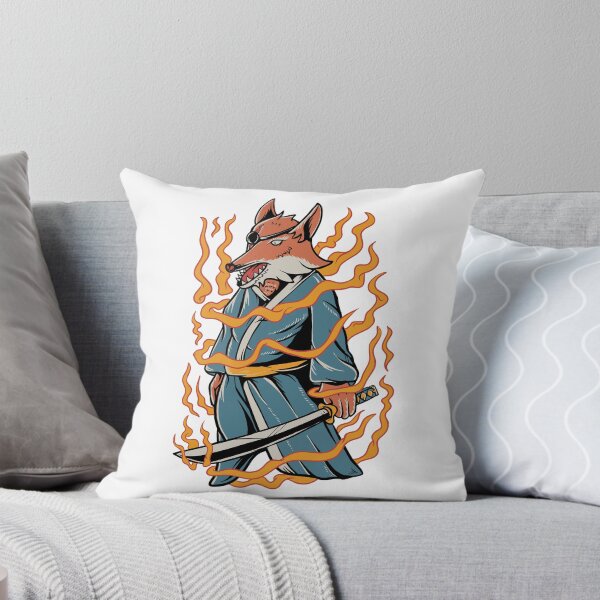 Item preview, Fox Samurai with Sword and Flames designed and sold by arisukma11.