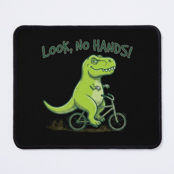 Item preview, Funny T-Rex Riding Bicycle Look No Hands designed and sold by k3rstman1.