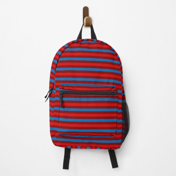 Item preview, Red And Blue Stripes Design Maroon designed and sold by PatternTitan.