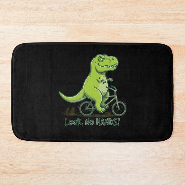 Item preview, Funny T-Rex Riding Bicycle Cartoon No Hands designed and sold by k3rstman1.