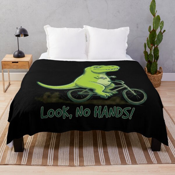Item preview, Funny T-Rex Riding Bicycle Cartoon No Hands designed and sold by k3rstman1.