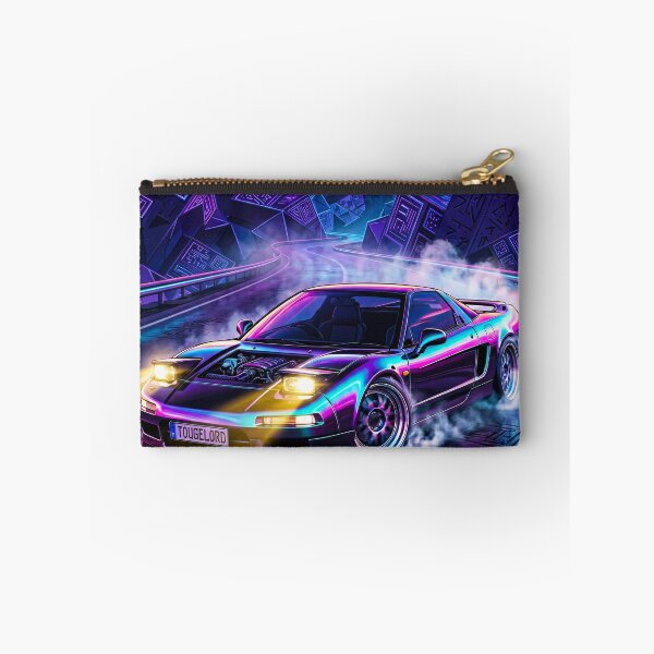 Item preview, Retrowave V6 Tuner Machine Drifting Through Glowing Neon Mountains designed and sold by RevUpDesign.