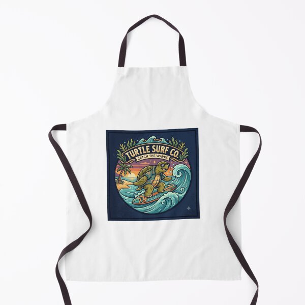 Item preview, Surfing Turtle Vintage Logo designed and sold by MARKm2002m.