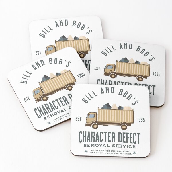Item preview, Sobriety Recovery Bill & Bob's Character Defect Removal Service designed and sold by PatelCarol.