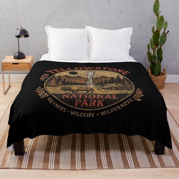 Item preview, Yellowstone National Park Vintage Distressed Retro Adventure Badge designed and sold by paulo silveira.
