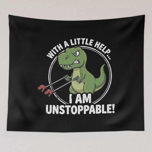 Item preview, Funny T-Rex Short Arms Unstoppable Dinosaur designed and sold by k3rstman1.
