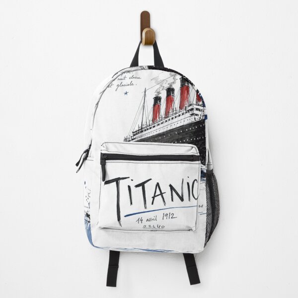 Item preview, Titanic 1912 Atlantic Ocean Voyage Iceberg Historical Nautical Sketch Illustration designed and sold by KistanosMeka.