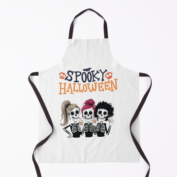 Item preview, Spooky Halloween Skeleton Best Friends Cute Funny Design designed and sold by Sela Art .