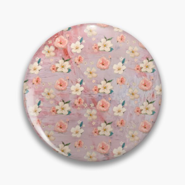 Item preview, Vintage Baby Nursery Art pink flower designed and sold by Cyber Kids.