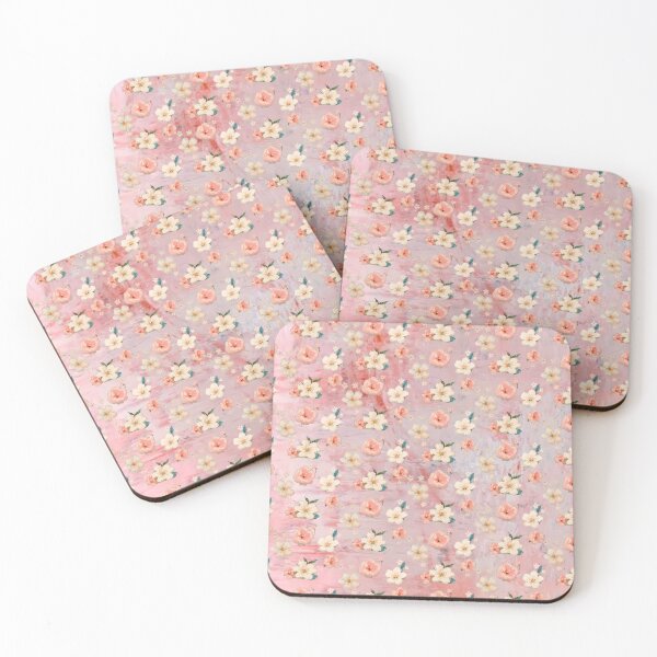 Item preview, Vintage Baby Nursery Art pink flower designed and sold by Cyber Kids.