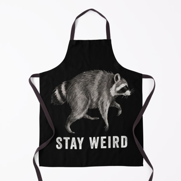 Item preview, Stay Weird Funny Raccoon Graphic Sketch Quirky Trash Panda Lover designed and sold by KistanosMeka.