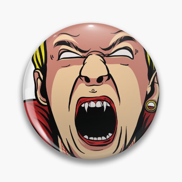Item preview, Shouting Vampire Head Portrait designed and sold by arisukma11.