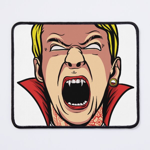Item preview, Shouting Vampire Head Portrait designed and sold by arisukma11.