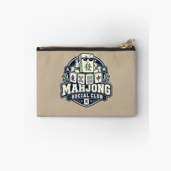 Item preview, Mahjong Social Club Retro Tile Game Design designed and sold by JansenGS.