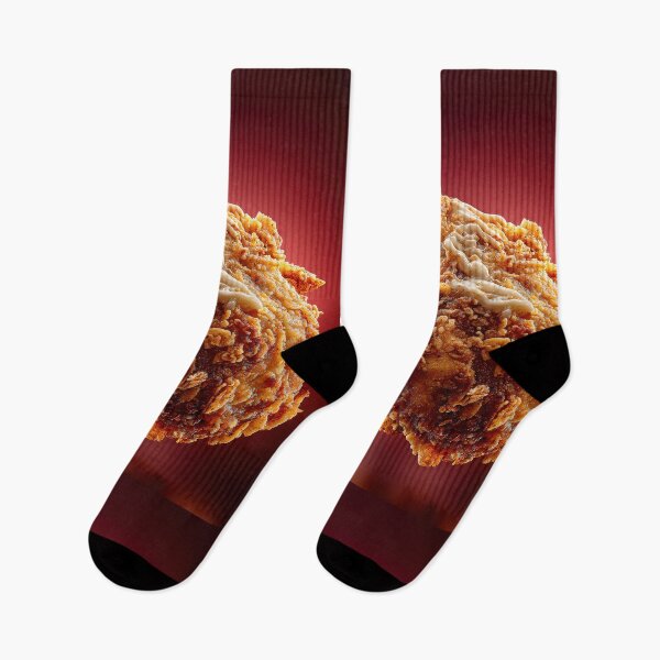 Item preview, Golden Crispy Fried Chicken Drumstick | Crunchy Food Art | Crispy Comfort Food Illustration designed and sold by Grafititee.