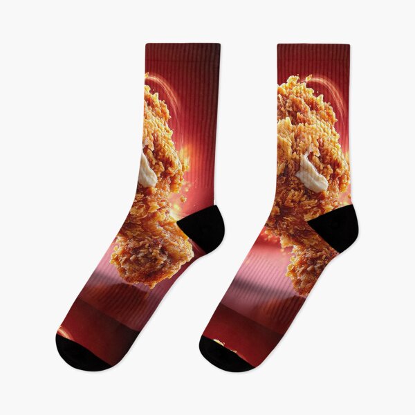 Item preview, Golden Crispy Fried Chicken Drumstick | Crunchy Food Art | Crispy Comfort Food Illustration designed and sold by Grafititee.