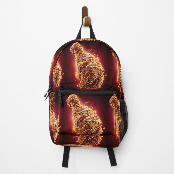 Item preview, Golden Crispy Fried Chicken Drumstick | Crunchy Food Art | Crispy Comfort Food Illustration designed and sold by Grafititee.