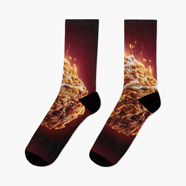 Item preview, Golden Crispy Fried Chicken Drumstick | Crunchy Food Art | Crispy Comfort Food Illustration designed and sold by Grafititee.