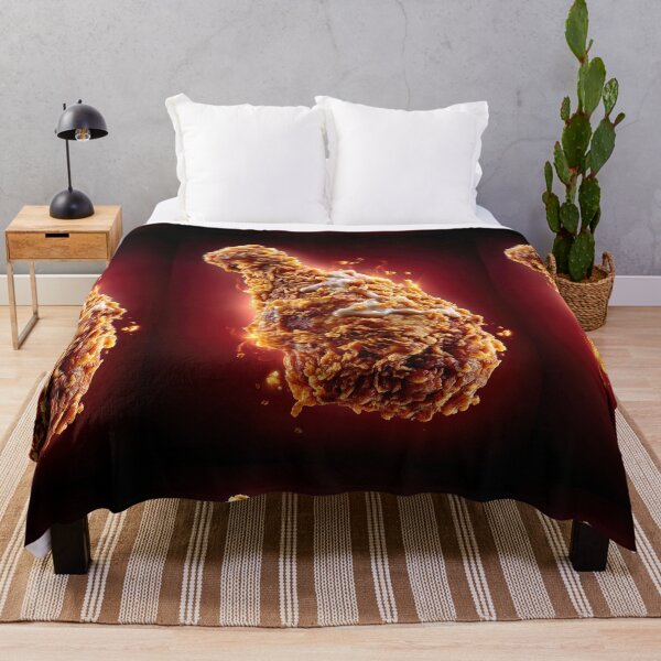 Item preview, Golden Crispy Fried Chicken Drumstick | Crunchy Food Art | Crispy Comfort Food Illustration designed and sold by Grafititee.