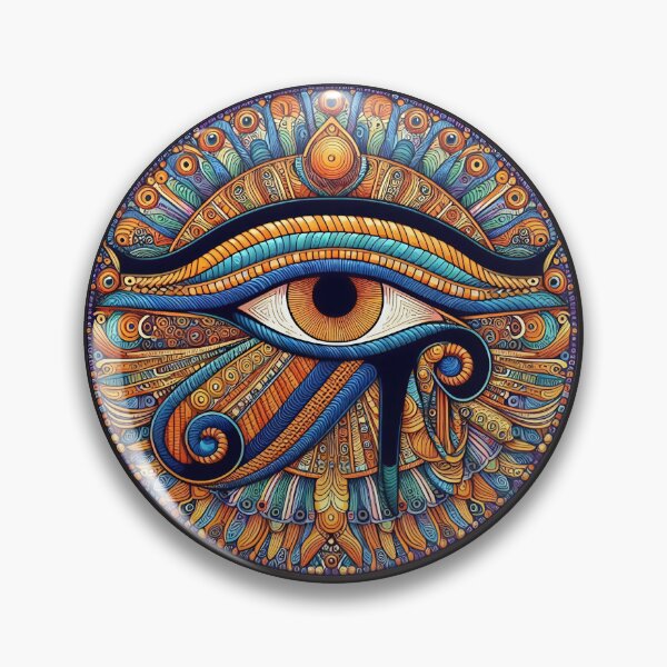Item preview, Eye of Horus Eternal Guardian | Ancient Egyptian Symbol Art designed and sold by Zaru Art Studio.